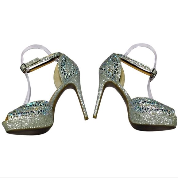 Glamorous Thalia Sodi Women's Chace Platform Peep Toe Pumps Size 8 - Picture 8 of 8